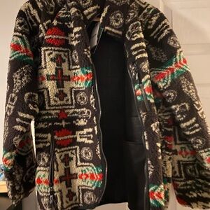 Men's Geometric Manastash Fleece Performance Jacket